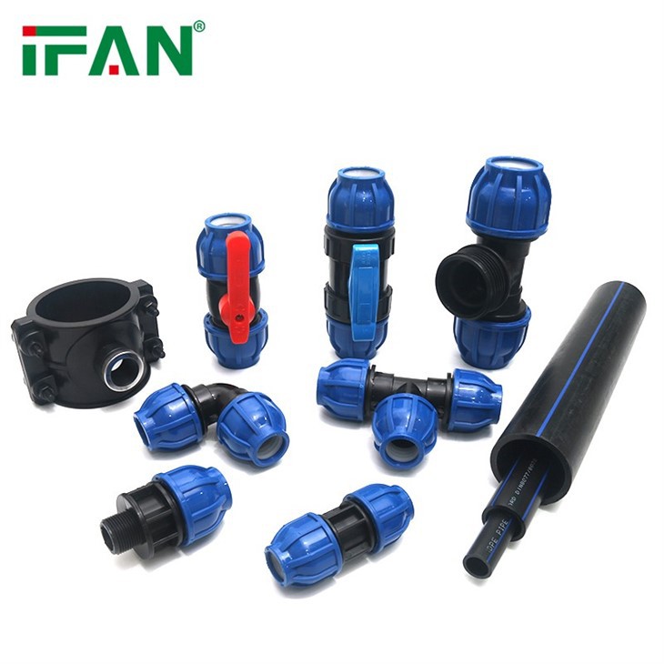 Polypropylene Compression Fitting For HDPE Pipe Plumbing suppliers
