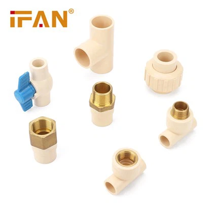 Konektor Pipa Plastik Tekanan Tinggi Pemasangan Pipa CPVC