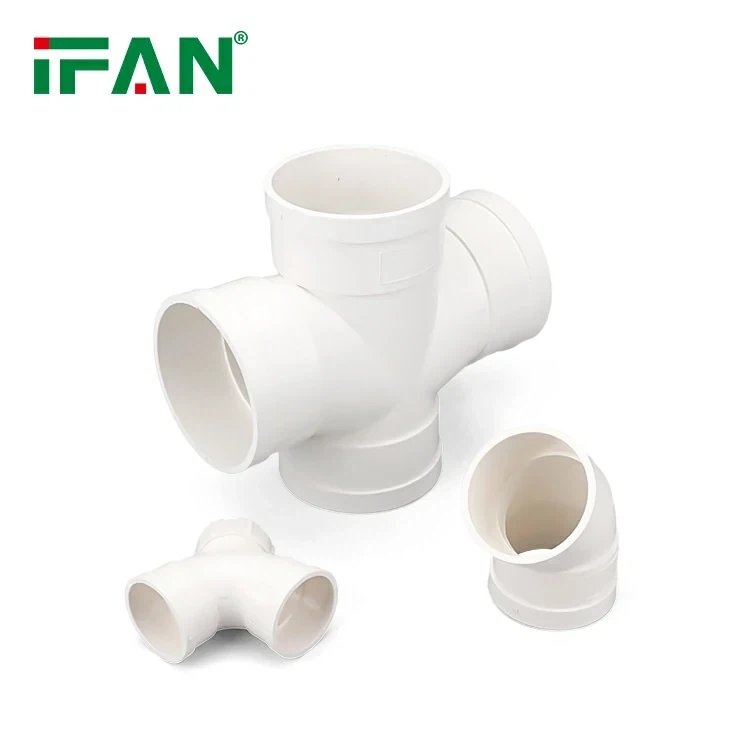 Fitting drainase UPVC aliran halus